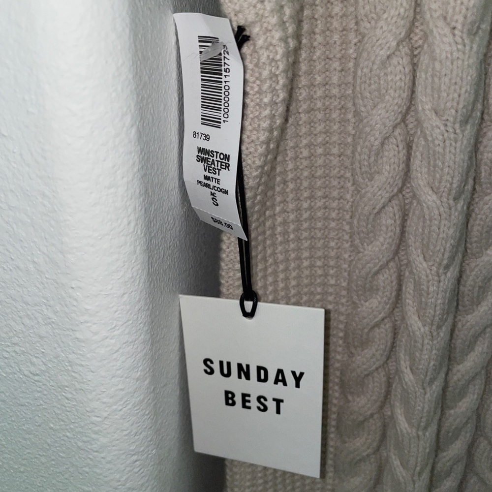 COPY - Brand new Sunday Best Winston Sweater Vest - Picture 2 of 4